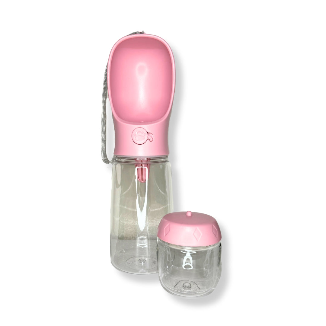 Travel Water Bottle + Food Holder