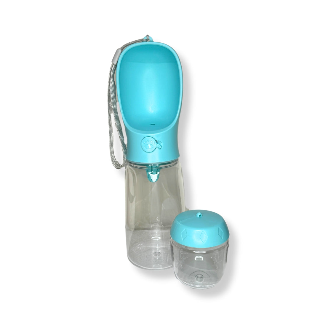 Travel Water Bottle + Food Holder