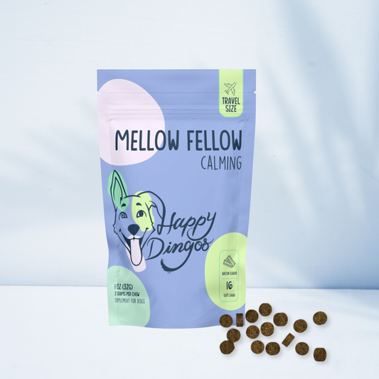 Mellow Fellow Calming Supplement for Dogs - Travel size