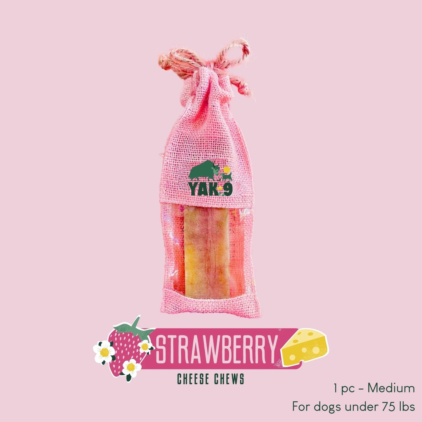 Yak9 Strawberry Yak Chew