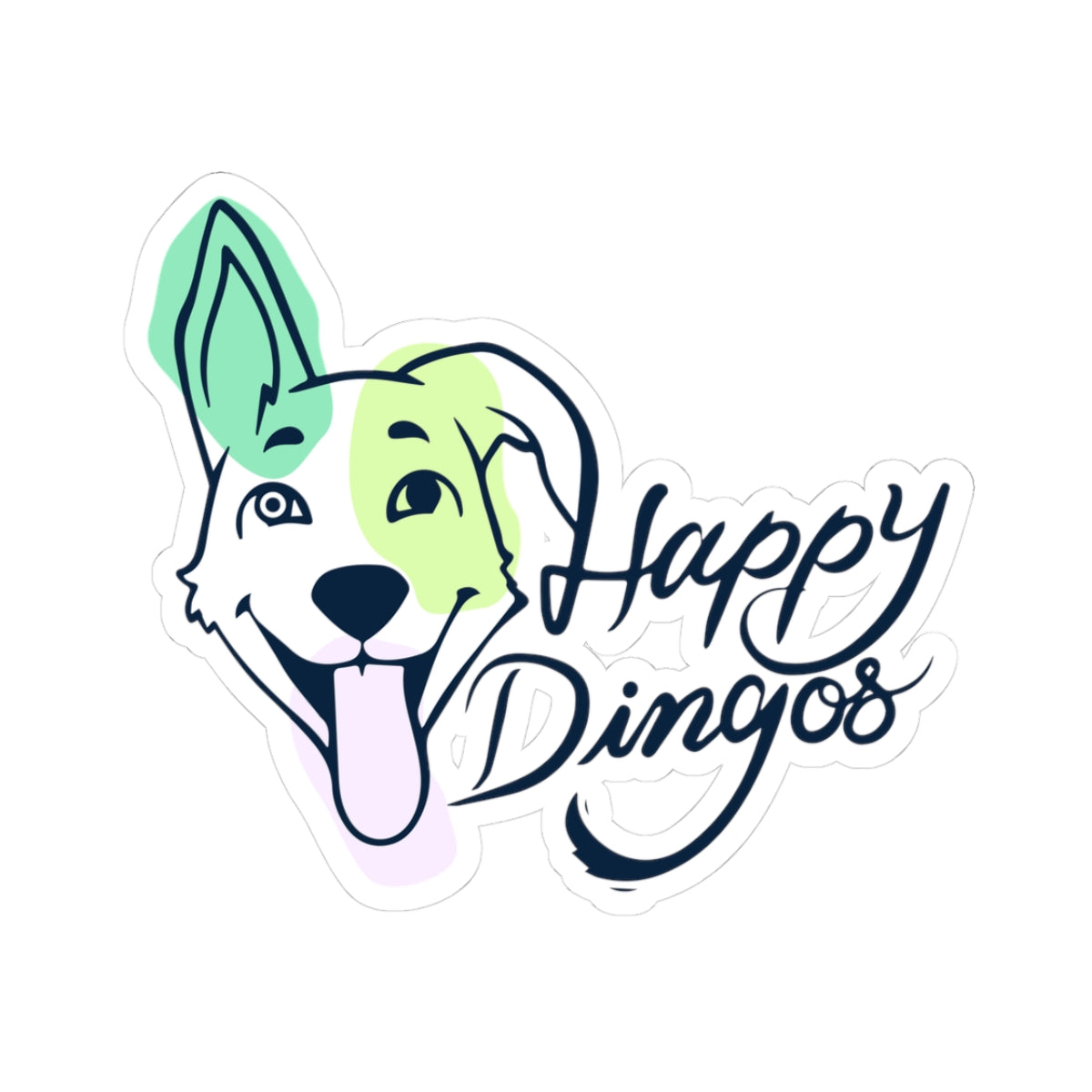 Happy Dingos Logo Sticker