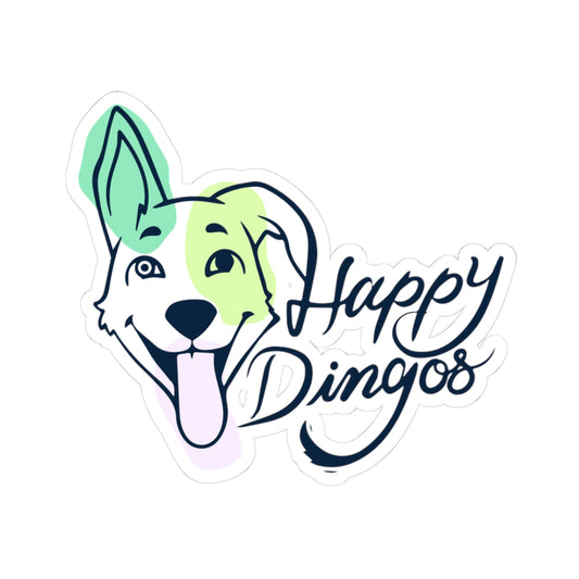 Happy Dingos Logo Sticker