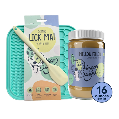 Lickin' Good Bundle - Peanut Butter + Calming Lick Mat